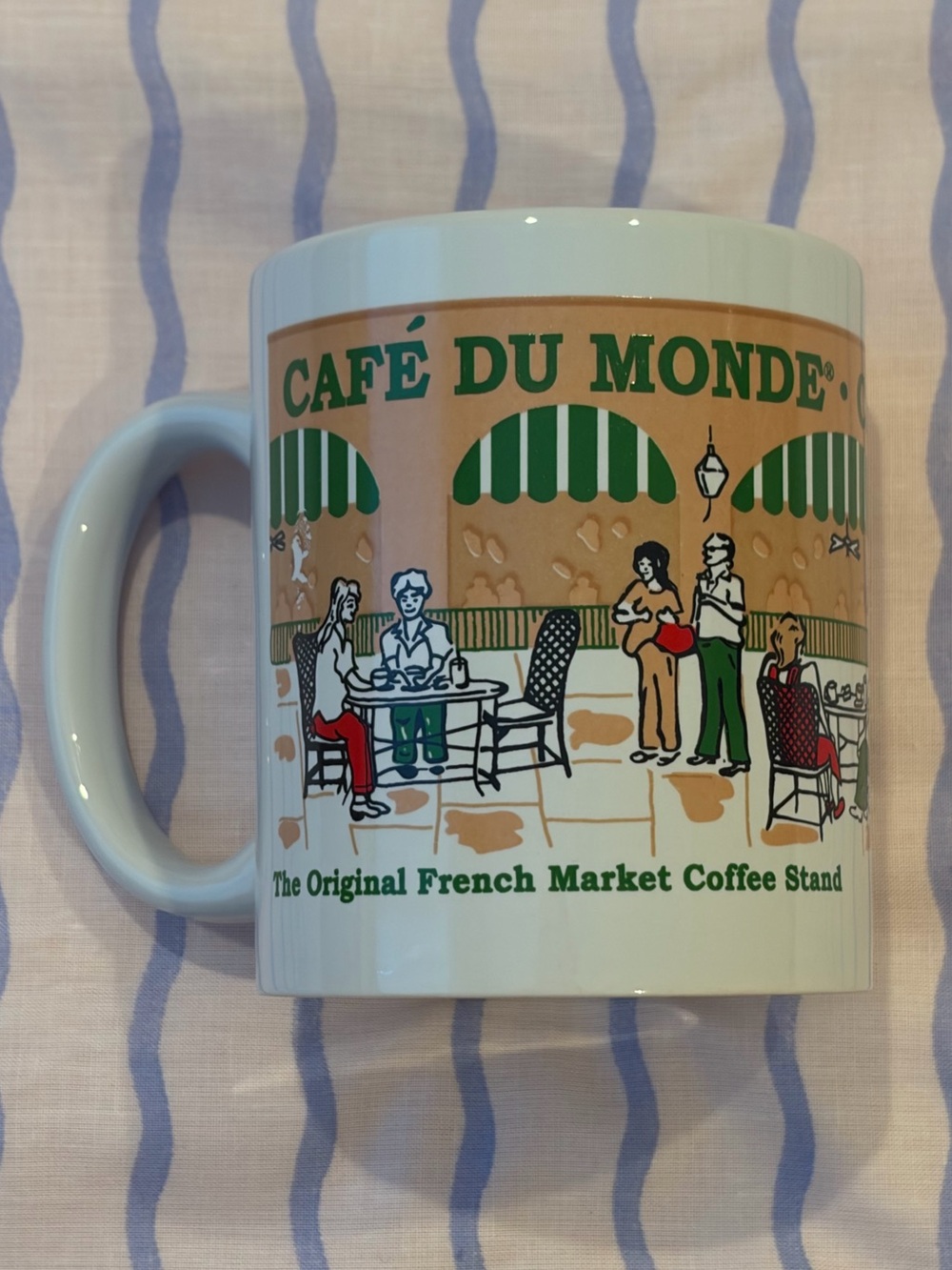 Café du Monde Souvenir Coffee Mug ☕️🍩💚🤍
